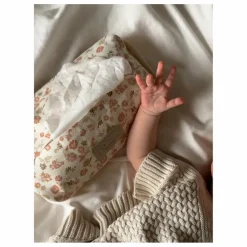 Etui pour lingettes Augusta | Rose pêche