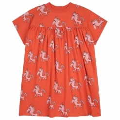 Exclusivité Bobo Choses x Smallable - Robe Coton Bio Cheval Blanc | Terracotta