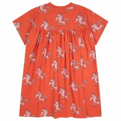 Exclusivité Bobo Choses x Smallable - Robe Coton Bio Cheval Blanc | Terracotta