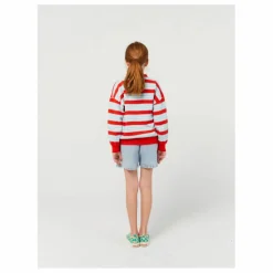 Exclusivité Bobo Choses x Smallable - Cardigan Coton Bio Rayé | Bleu