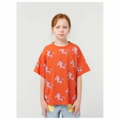 Exclusivité Bobo Choses x Smallable - T-Shirt Coton Bio Cheval Blanc | Terracotta
