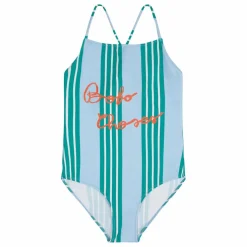 Exclusivité Bobo Choses x Smallable - Maillot 1 Pièce Rayé | Bleu ciel