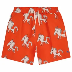 Exclusivité Bobo Choses x Smallable - Short de Bain Cheval Blanc | Terracotta