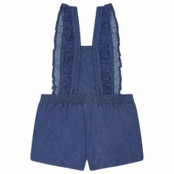 Exclusivité Emile et Ida x Smallable - Combishort Chambray | Bleu jean