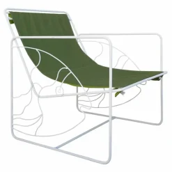 Fauteil Eldorado outdoor poisson en toile déperlante | Blanc