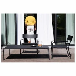 Fauteuil August outoor | Noir