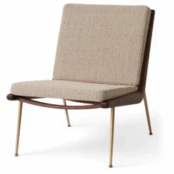 Fauteuil Boomerang HM1, structure en noyer | Noyer