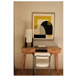 Fauteuil colombe, assise en bouclette | Crème