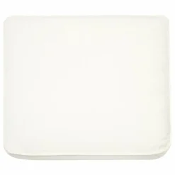 Fauteuil Croisette blanc epoxy, coton | Blanc