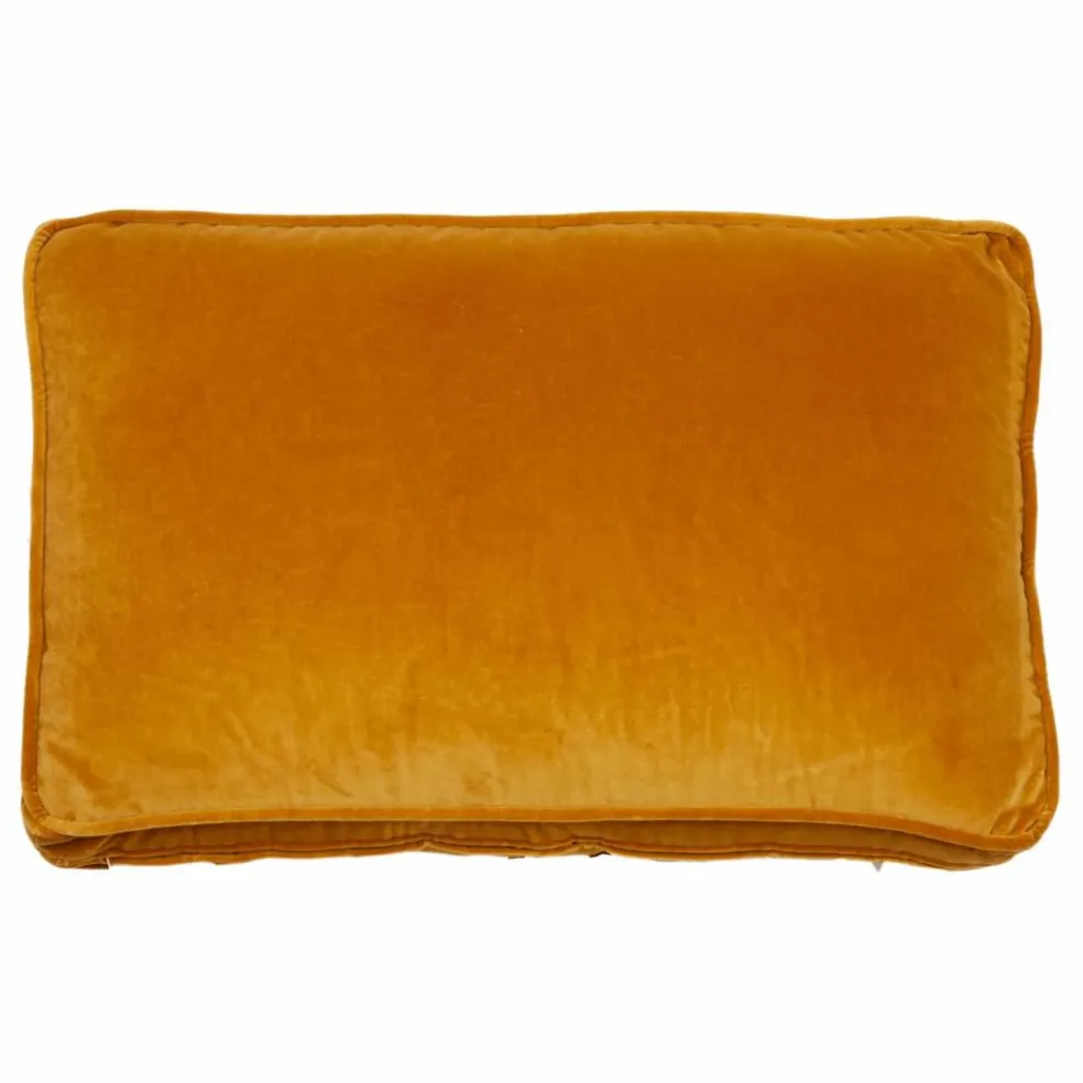Fauteuil Croisette noir epoxy, velours | Camel