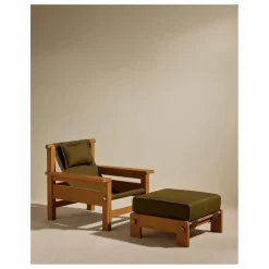 Fauteuil d'extérieur Graney | Vert kaki