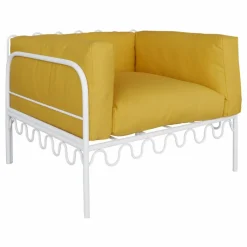 Fauteuil Dolores outdoor en toile déperlante | Gold