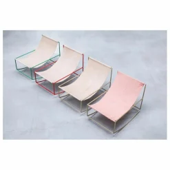 Fauteuil en lin Rocking Chair