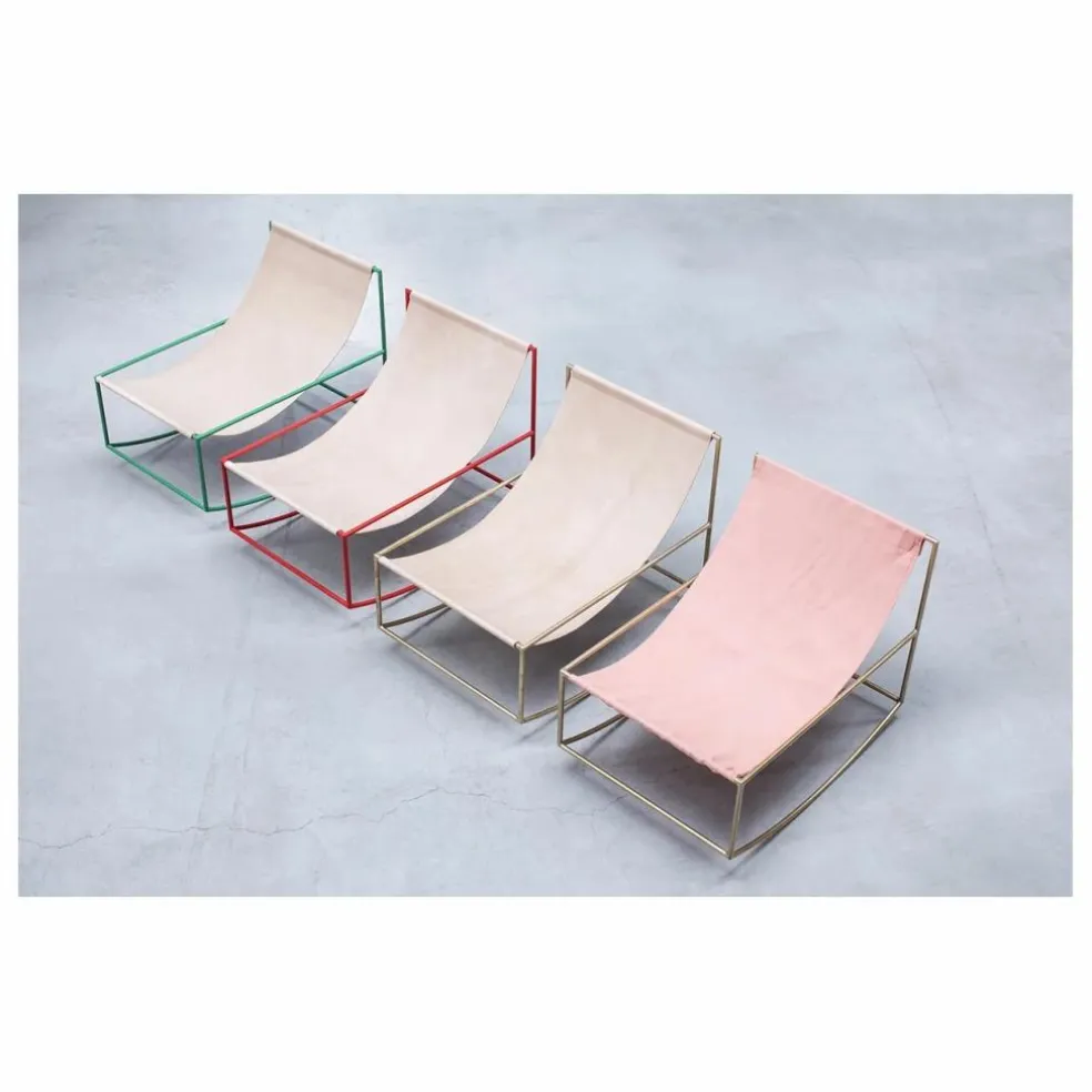 Fauteuil en lin Rocking Chair