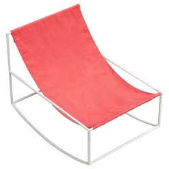 Fauteuil en lin Rocking Chair