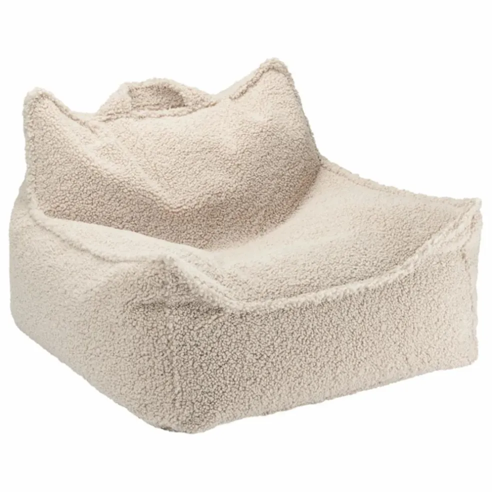Fauteuil en teddy | Beige