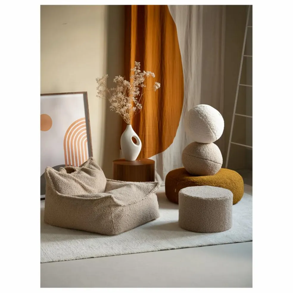 Fauteuil en teddy | Beige