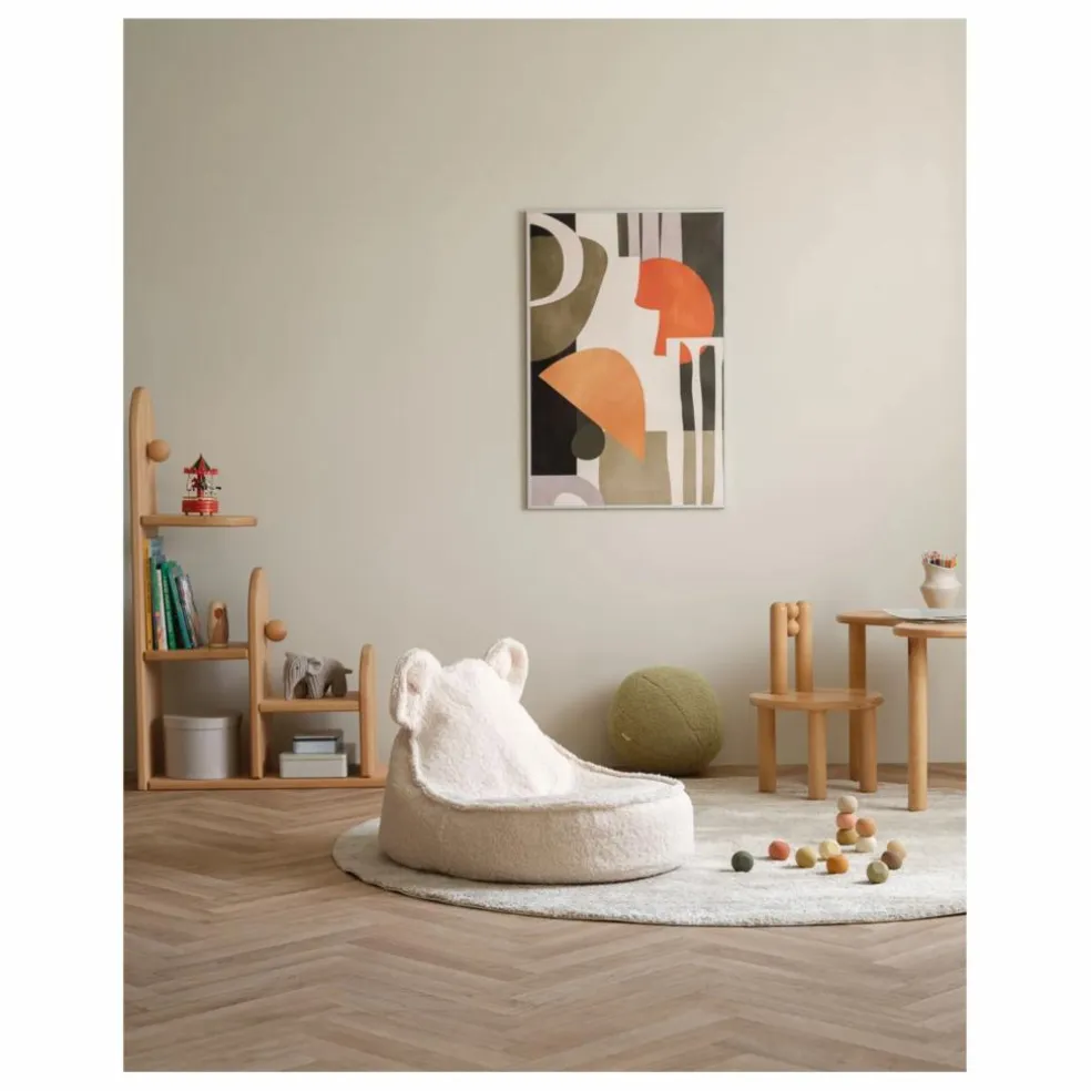 Fauteuil en teddy Bear | Ecru