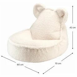 Fauteuil en teddy Bear | Ecru