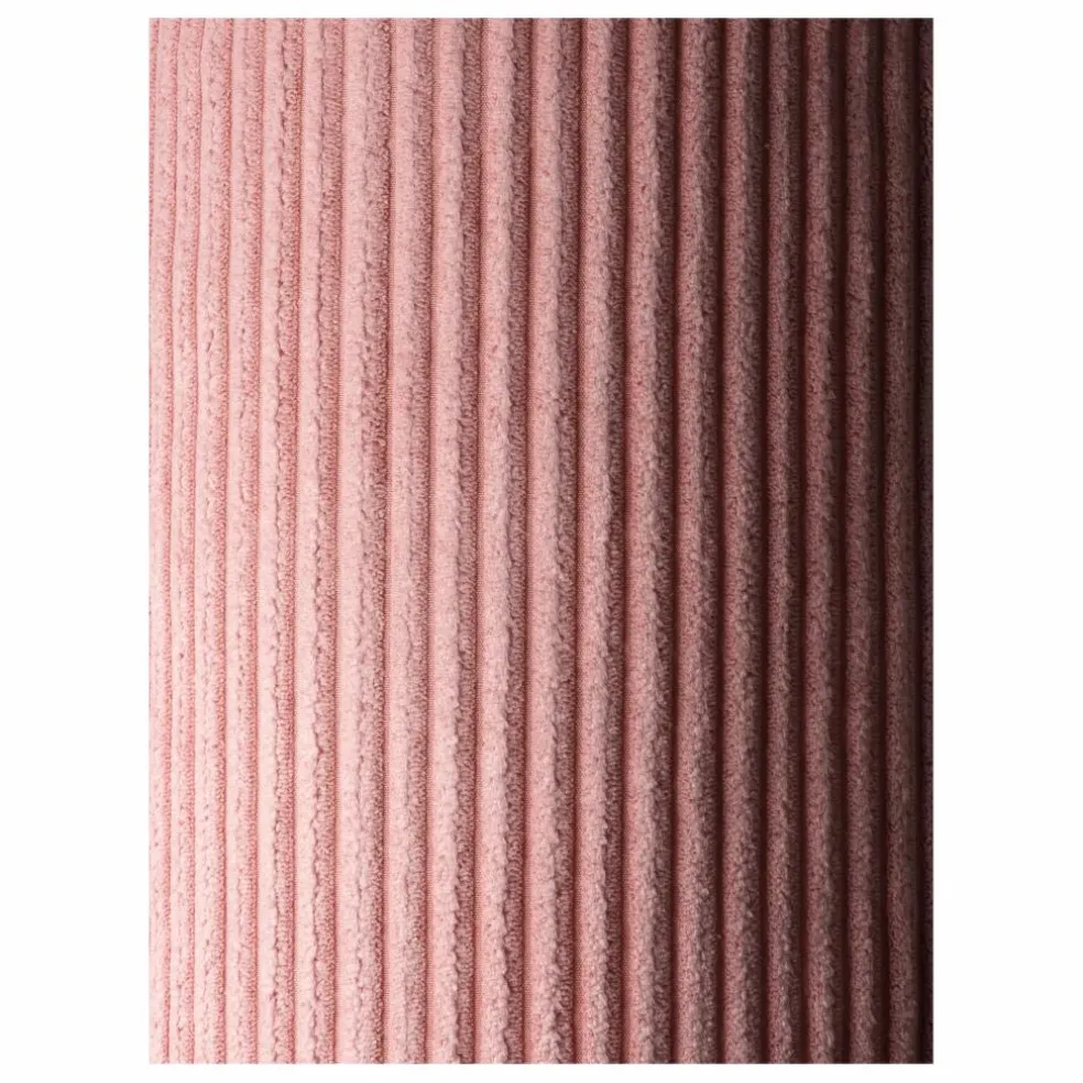 Fauteuil en velours côtelé | Rose