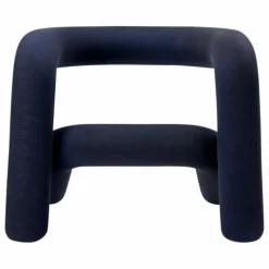Fauteuil Extra Bold Mélangé - Big Game | Bleu nuit
