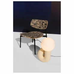 Fauteuil lounge en bois de hêtre Fromme | Noir