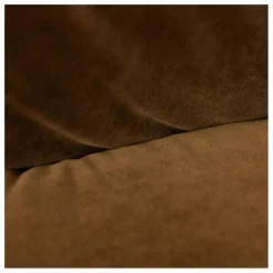 Fauteuil lounge en velours Arc | Caramel
