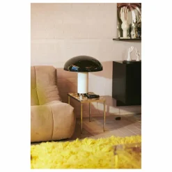 Fauteuil lounge en velours côtelé Lazy | Marron clair