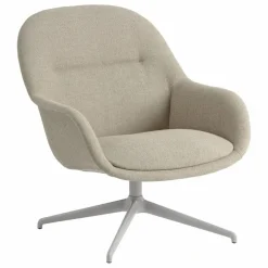 Fauteuil lounge Fiber, Iskos-Berlin | Gris