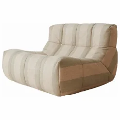 Fauteuil lounge Lazy | Crème