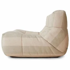 Fauteuil lounge Lazy | Crème