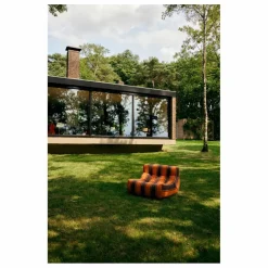 Fauteuil lounge Lazy | Orange