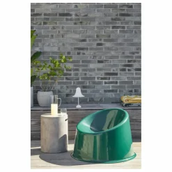 Fauteuil lounge outdoor Panto Pop | Vert foncé