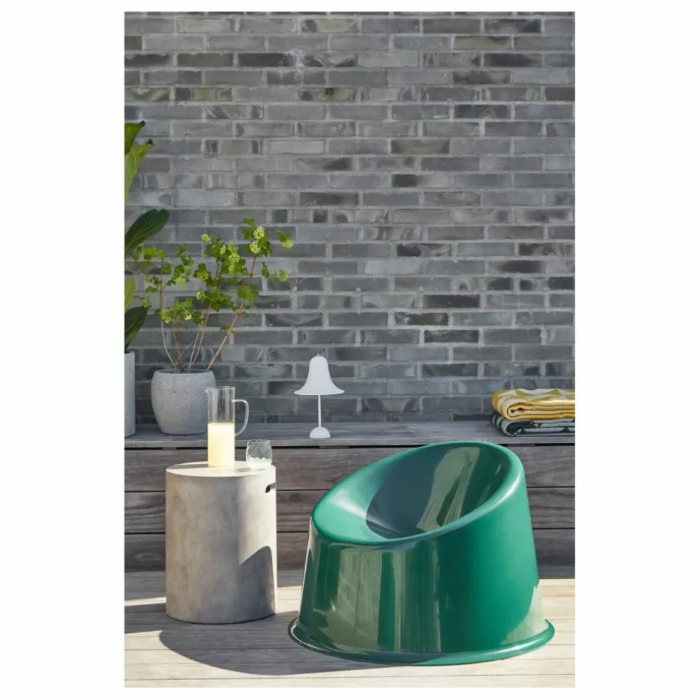 Fauteuil lounge outdoor Panto Pop | Vert foncé