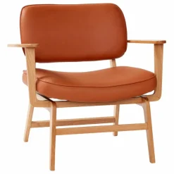 Fauteuil lounge, piètement en bois FSC