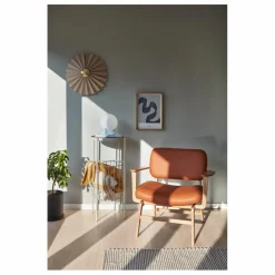 Fauteuil lounge, piètement en bois FSC