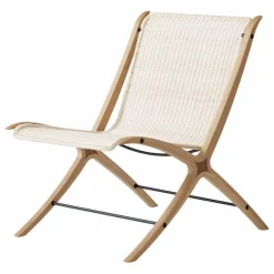 Fauteuil lounge X HM10, Hvidt & Mølgaard | Naturel