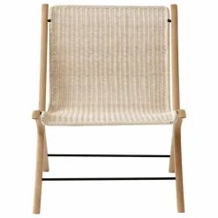 Fauteuil lounge X HM10, Hvidt & Mølgaard | Naturel