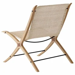 Fauteuil lounge X HM10, Hvidt & Mølgaard | Naturel