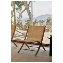 Fauteuil lounge X HM10, Hvidt & Mølgaard | Naturel