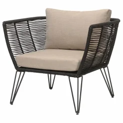 Fauteuil outdoor Mundo | Noir