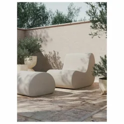 Fauteuil outdoor Rouli | Crème