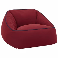 Fauteuil pouf Arnold | Rouge