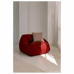 Fauteuil pouf Arnold | Rouge