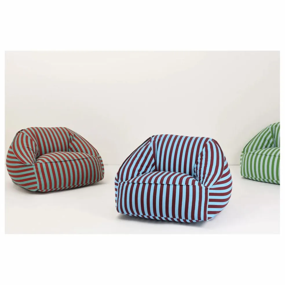 Fauteuil pouf Ziggy | Bleu