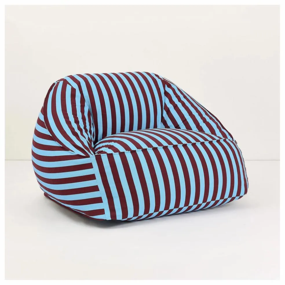 Fauteuil pouf Ziggy | Bleu