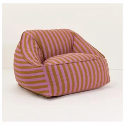 Fauteuil pouf Ziggy | Rose