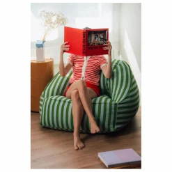 Fauteuil pouf Ziggy | Vert