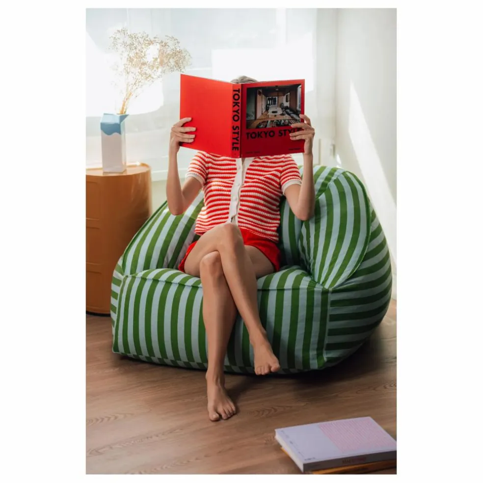 Fauteuil pouf Ziggy | Vert
