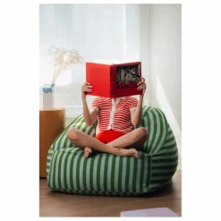 Fauteuil pouf Ziggy | Vert